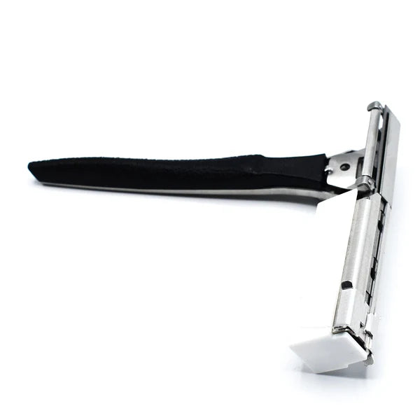 Adjustable Injector Safety Razor – Single Edge Razor with Customizable Shave Dial & 20 Blades Included