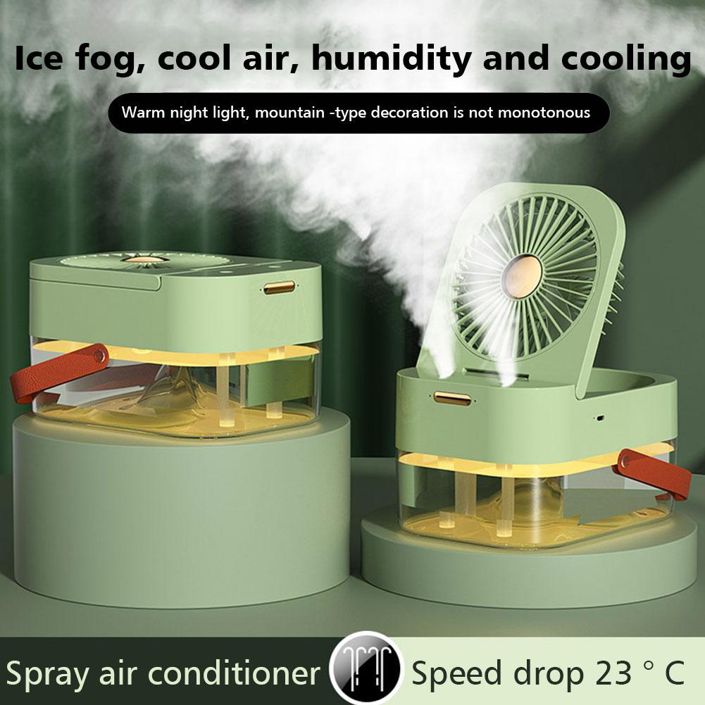 2in1 Remote control Mini Desktop Electric Fan