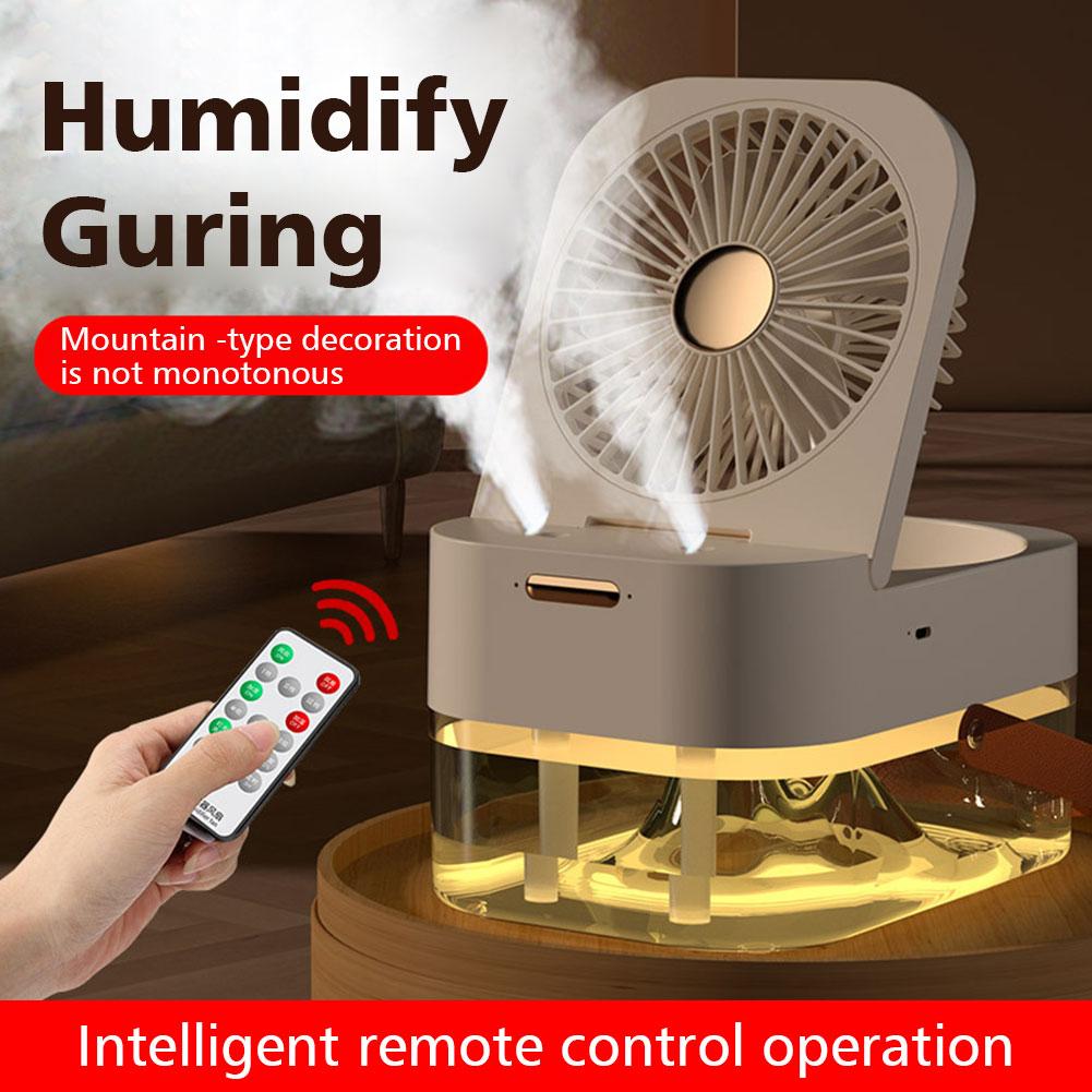 2in1 Remote control Mini Desktop Electric Fan