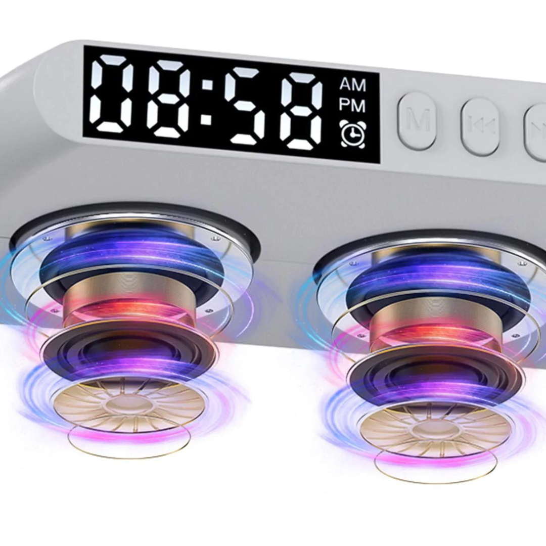 6 in 1 Alarm Clock With Sunrise Table Lamp