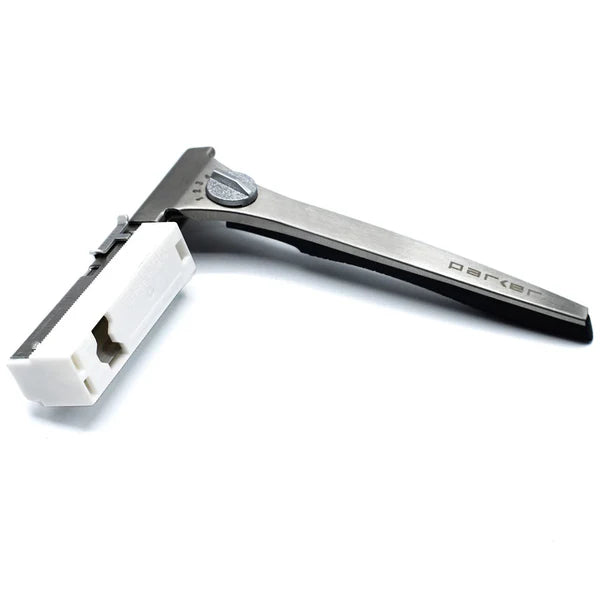 Adjustable Injector Safety Razor – Single Edge Razor with Customizable Shave Dial & 20 Blades Included