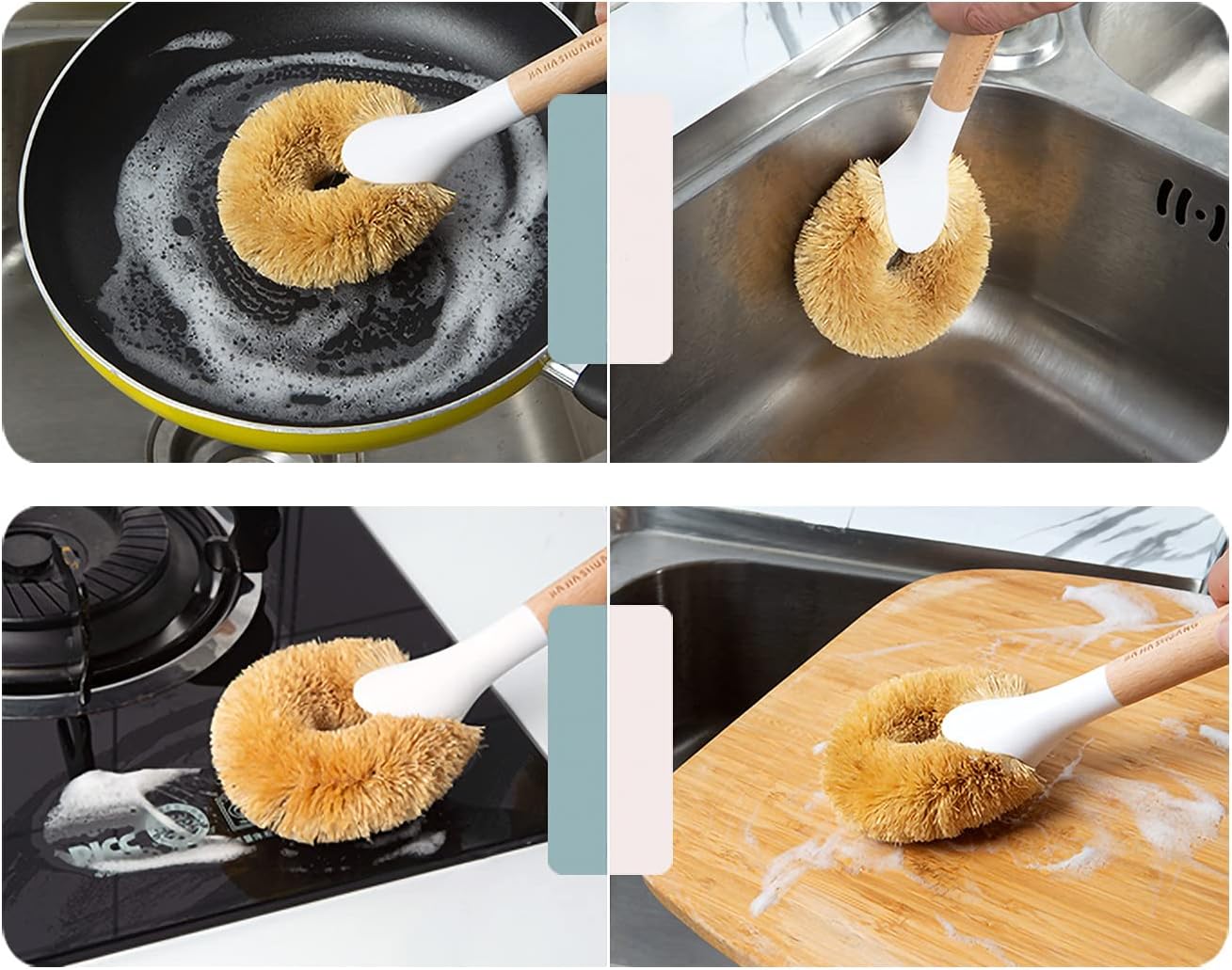 Kitchen Tableware Cleaning Brush-Set of 2