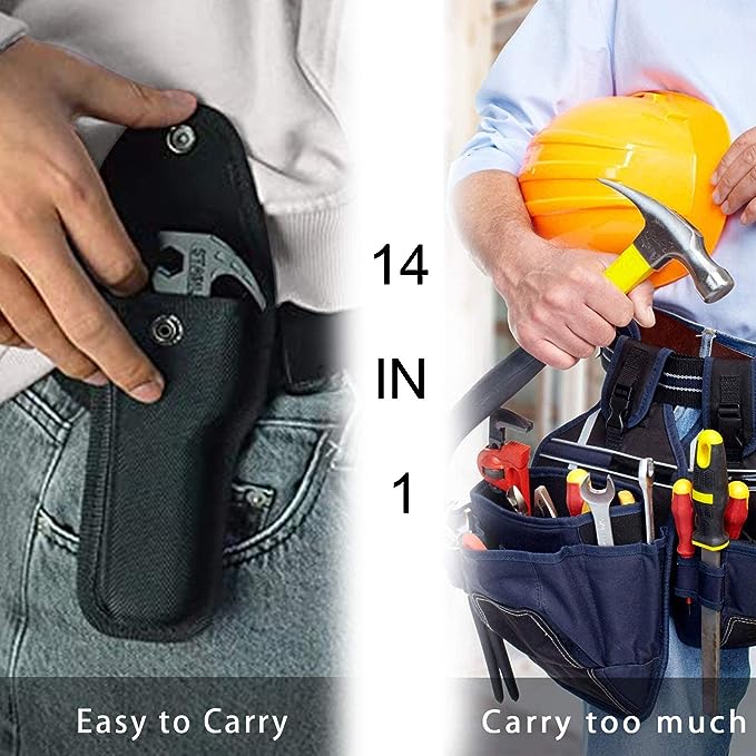 14 in 1 Stainless Steel Multifunctional Hammer Tool
