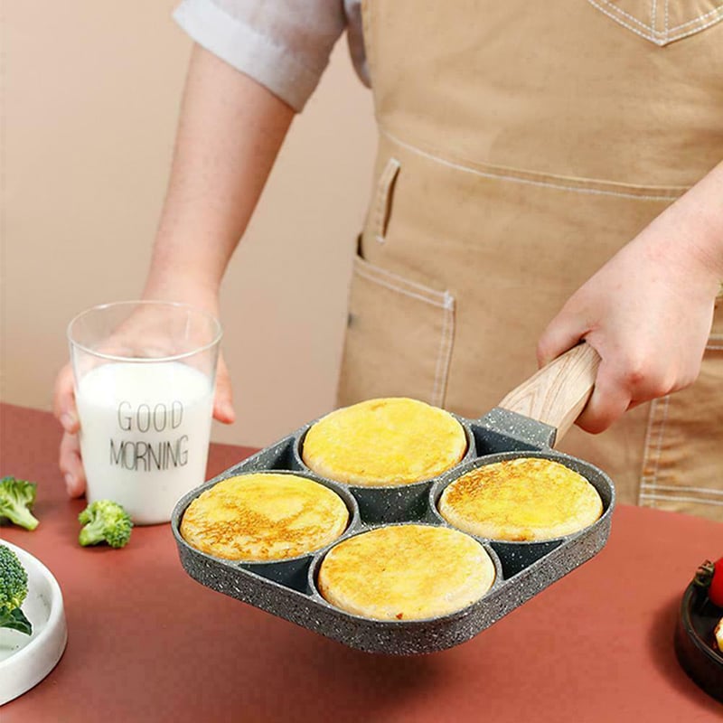 4 Hole Non-stick Egg Ham Pot
