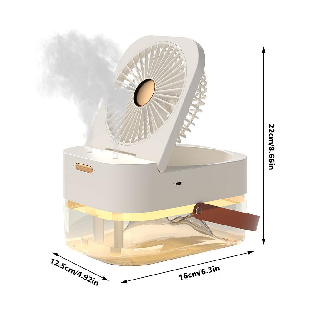 2in1 Remote control Mini Desktop Electric Fan