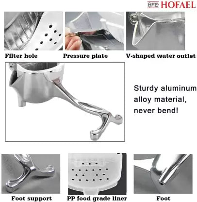 Heavy Duty Alloy Manual Fruit Press Squeezer